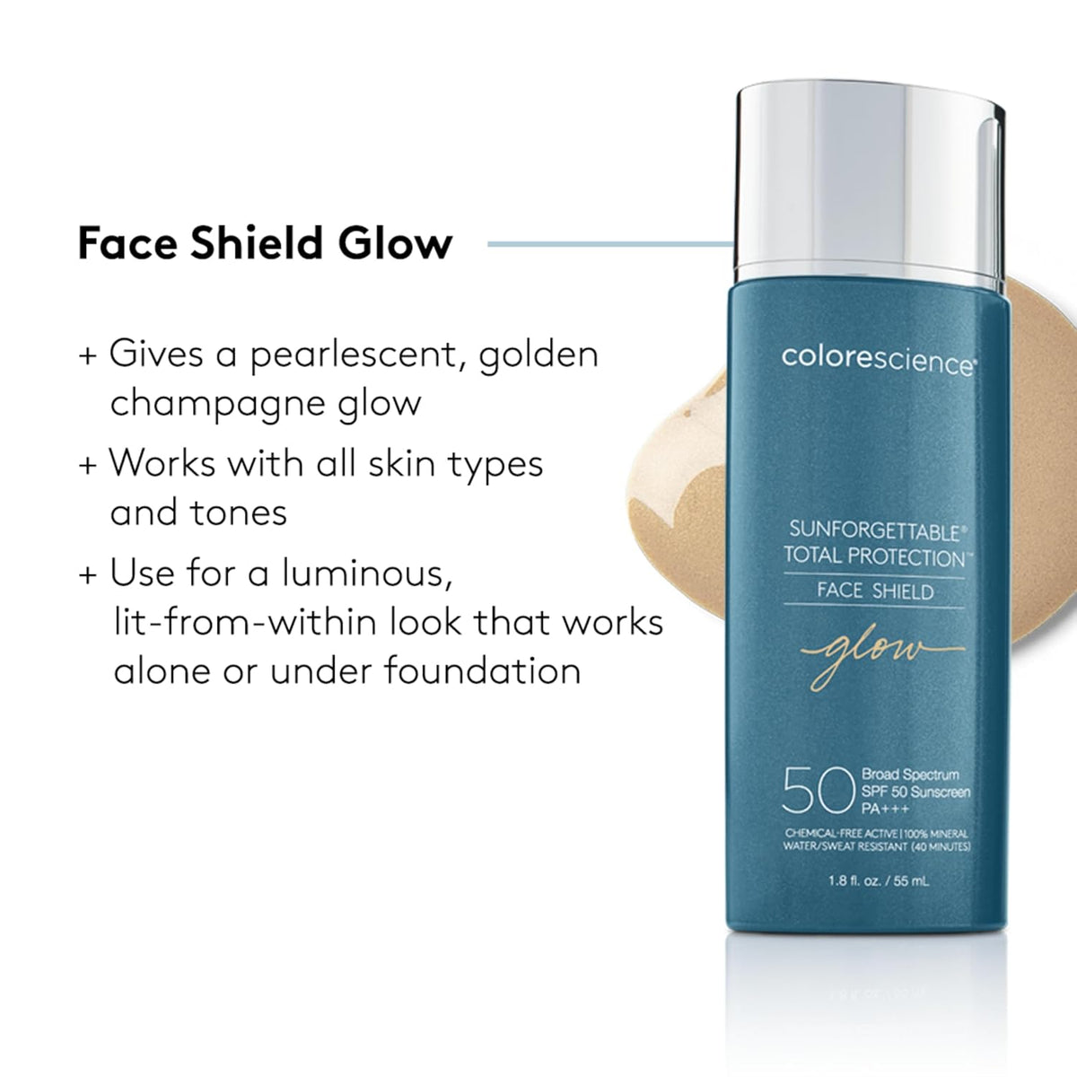 Colorscience Sunscreen Colorescience Sunforgettable® Total Protection® Face Shield Glow SPF 5 ...