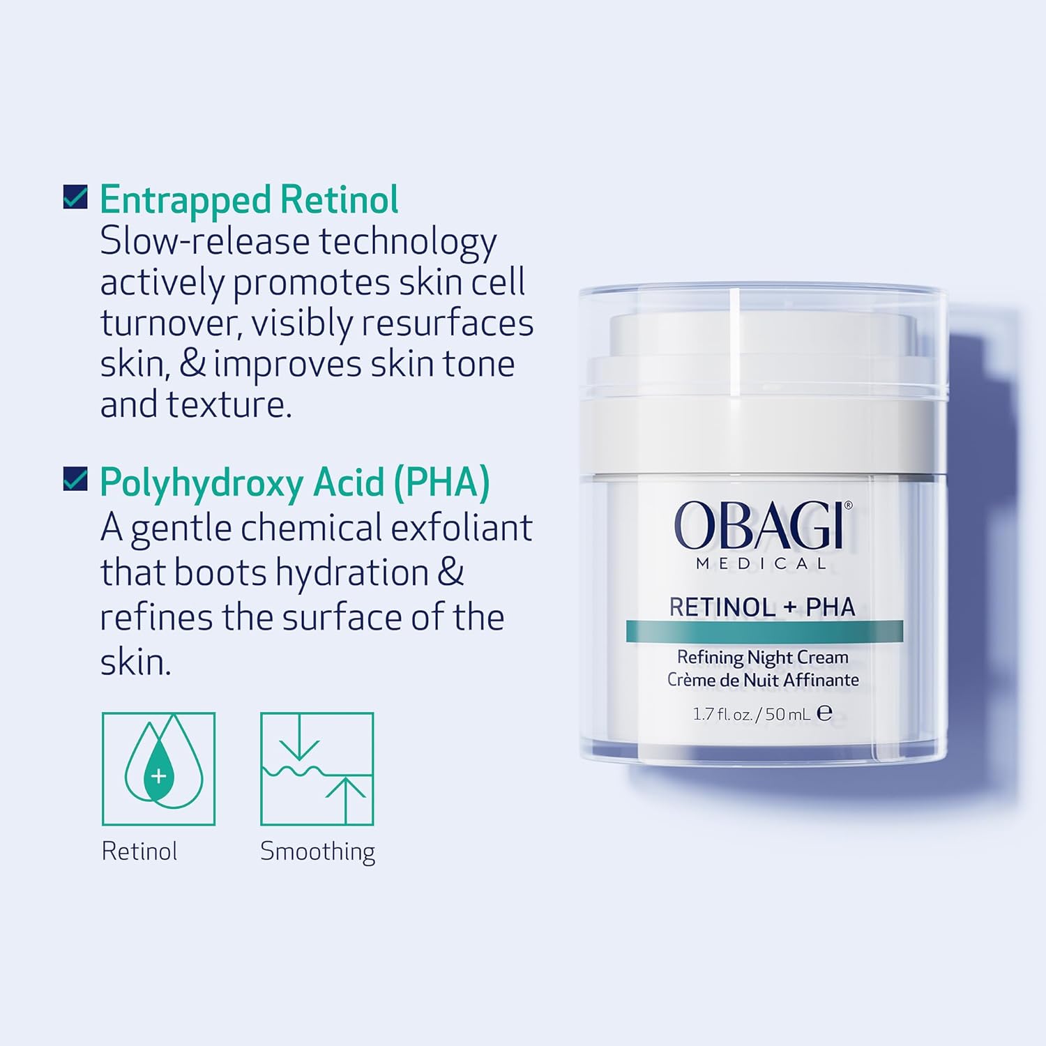 Obagi Medical Retinol + PHA Refining Night Cream