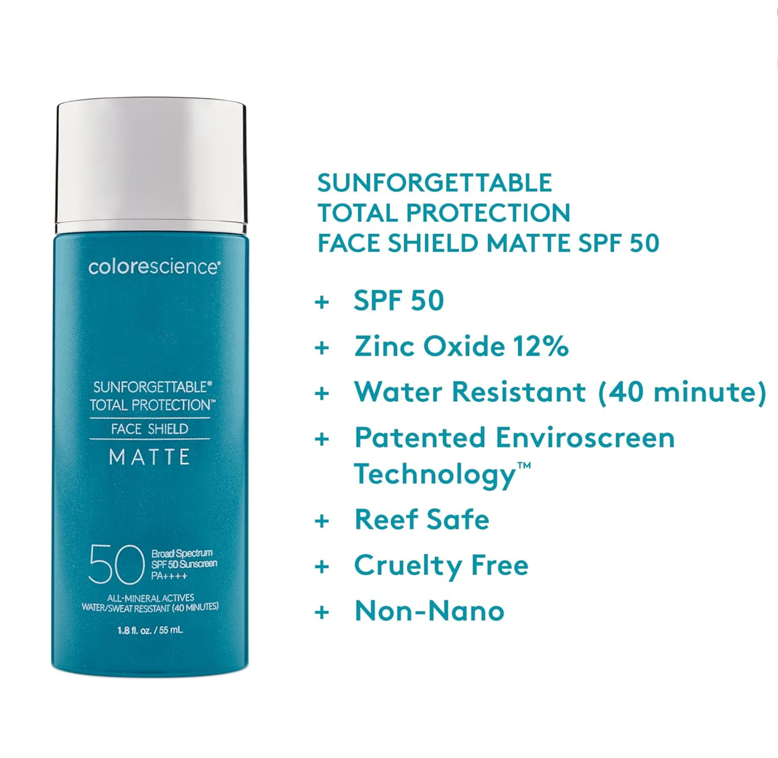 Colorescience Sunforgettable® Total Protection® Face Shield Matte SPF 50