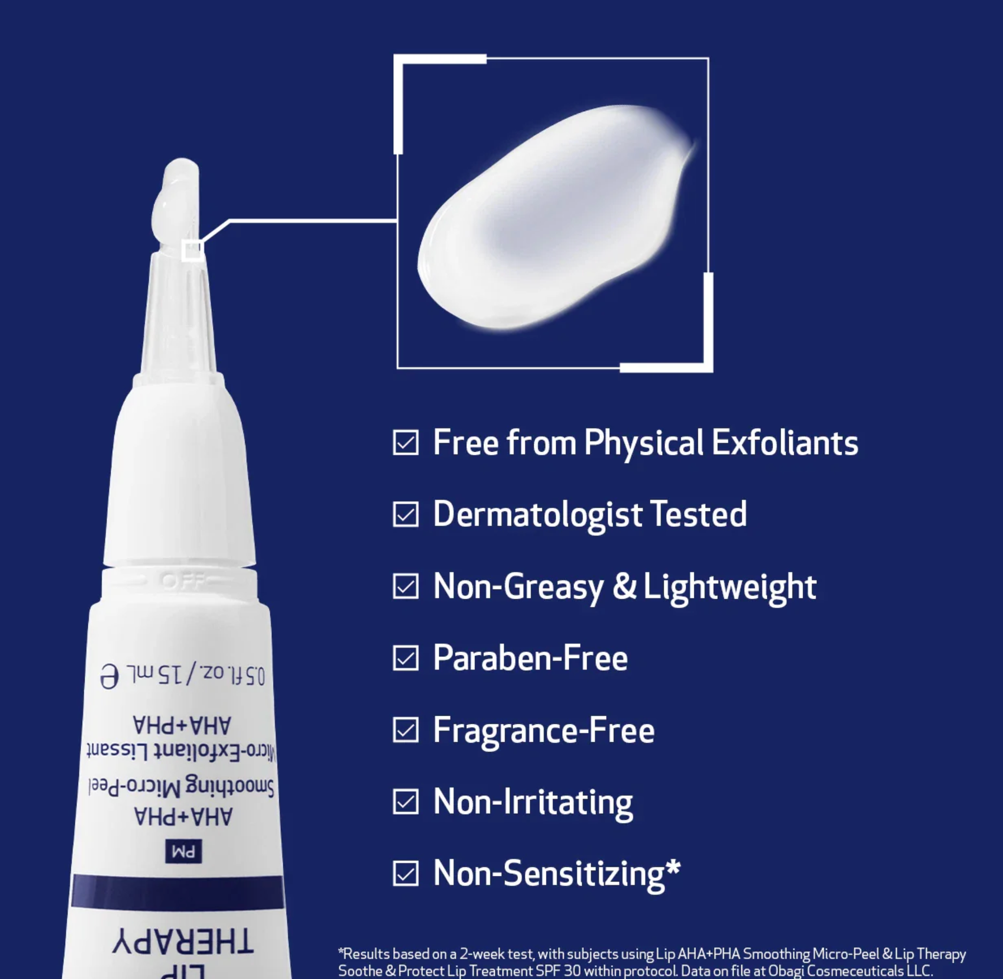 Obagi PM Lip Therapy AHA + PHA Smoothing Micro-Peel